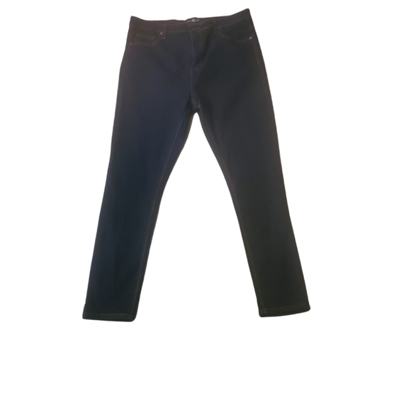 High Waisted Skinny Blue Jeans - Picture 2 of 3